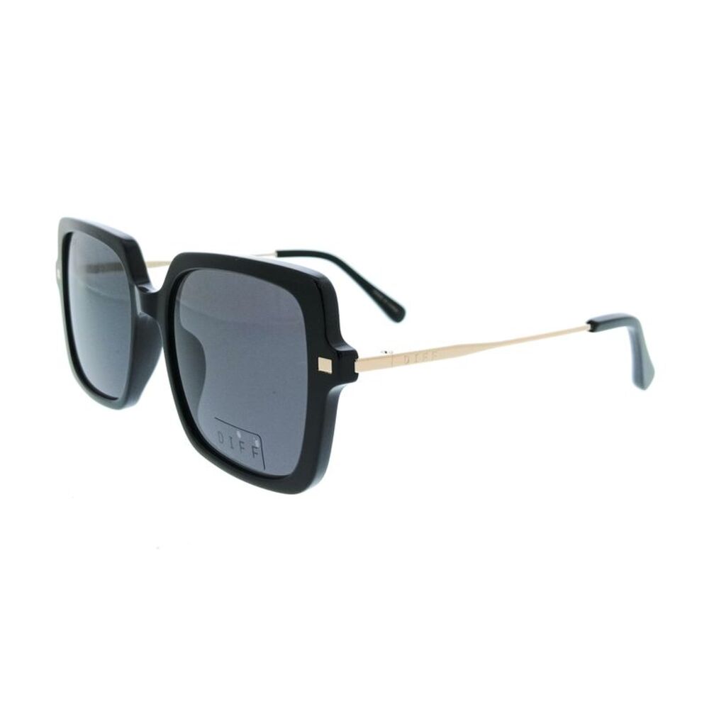 Diff SDFSAND54BLAP Black Square Womens Sunglasses